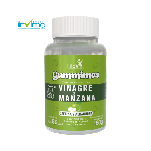 VINAGRE DE MANZANA GOMITAS X 60 UND