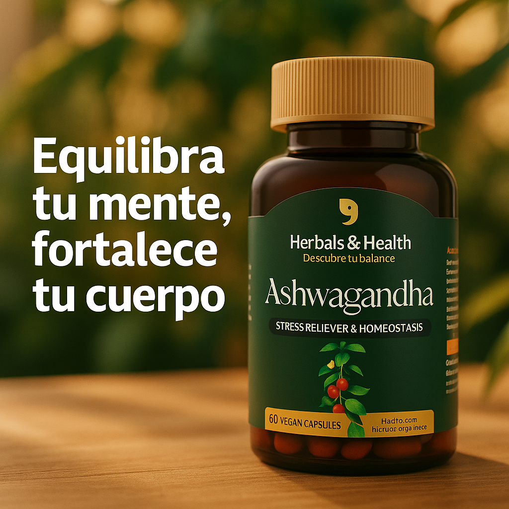 ASHWAGANDHA HERBALS & HEALTH X 60 UND