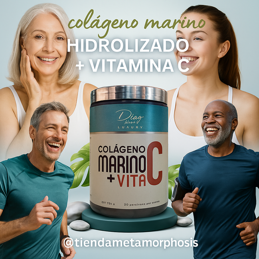 Colágeno Marino Hidrolizado + Vitamina C 600 gr